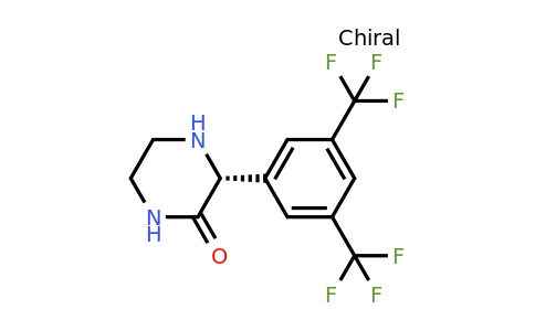 CAS 1240586-87-1 | (3R)-3-[3,5-Bis(trifluoromethyl)phenyl]piperazin-2-one