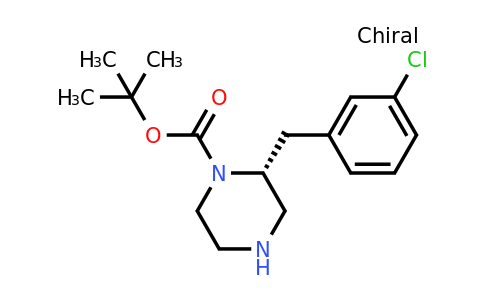 CAS 1240586-88-2 | (R)-2-(3-Chloro-benzyl)-piperazine-1-carboxylic acid tert-butyl ester