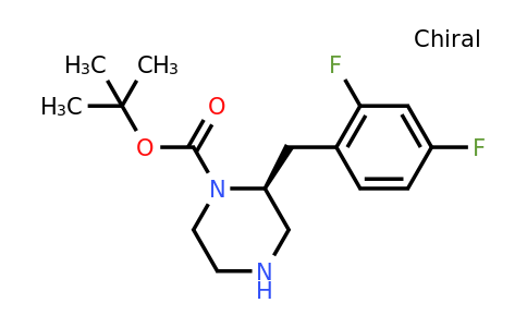 CAS 1240586-92-8 | (S)-2-(2,4-Difluoro-benzyl)-piperazine-1-carboxylic acid tert-butyl ester