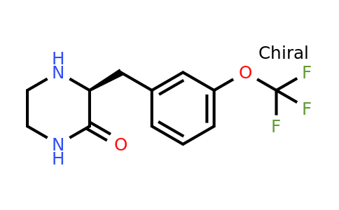 CAS 1240586-93-9 | (S)-3-(3-Trifluoromethoxy-benzyl)-piperazin-2-one