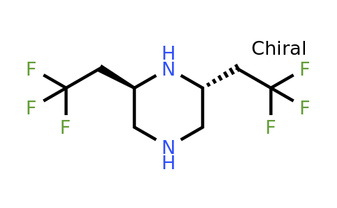 CAS 1240587-03-4 | (2R,6R)-2,6-Bis-(2,2,2-trifluoro-ethyl)-piperazine