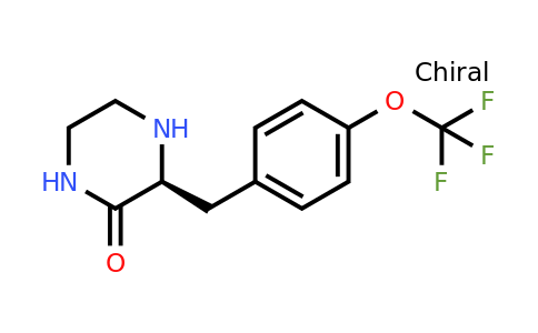 CAS 1240587-05-6 | (S)-3-(4-Trifluoromethoxy-benzyl)-piperazin-2-one