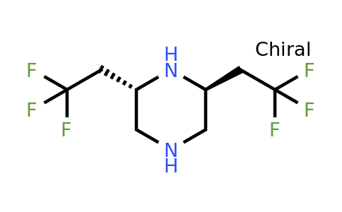 CAS 1240587-17-0 | (2S,6S)-2,6-Bis-(2,2,2-trifluoro-ethyl)-piperazine