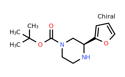 CAS 1240587-22-7 | (S)-3-Furan-2-YL-piperazine-1-carboxylic acid tert-butyl ester