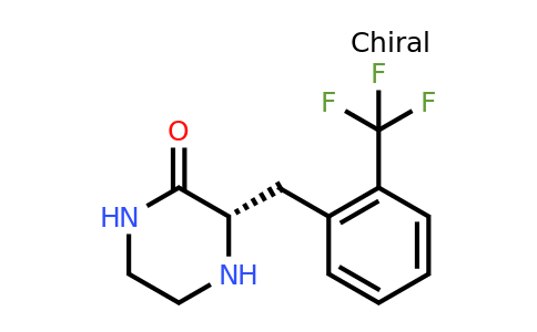 CAS 1240587-33-0 | (S)-3-(2-Trifluoromethyl-benzyl)-piperazin-2-one