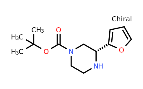 CAS 1240587-76-1 | (R)-3-Furan-2-YL-piperazine-1-carboxylic acid tert-butyl ester