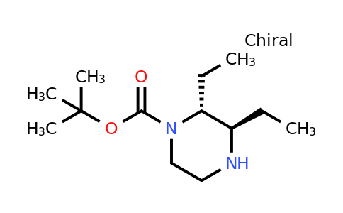 CAS 1240587-79-4 | (2R,3R)-2,3-Diethyl-piperazine-1-carboxylic acid tert-butyl ester
