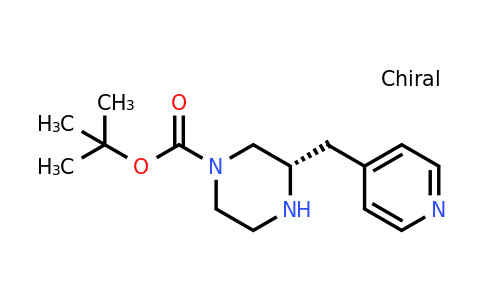 CAS 1240587-81-8 | (S)-3-Pyridin-4-ylmethyl-piperazine-1-carboxylic acid tert-butyl ester