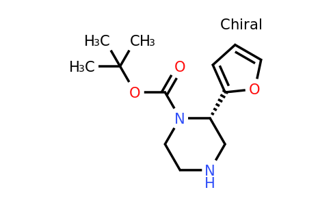 CAS 1240587-86-3 | (S)-2-Furan-2-YL-piperazine-1-carboxylic acid tert-butyl ester