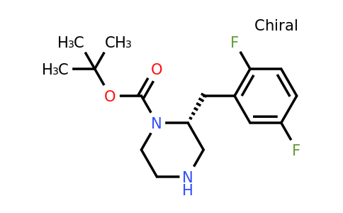 CAS 1240587-89-6 | (R)-2-(2,5-Difluoro-benzyl)-piperazine-1-carboxylic acid tert-butyl ester