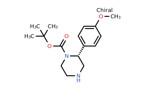 CAS 1240588-09-3 | (R)-2-(4-Methoxy-phenyl)-piperazine-1-carboxylic acid tert-butyl ester