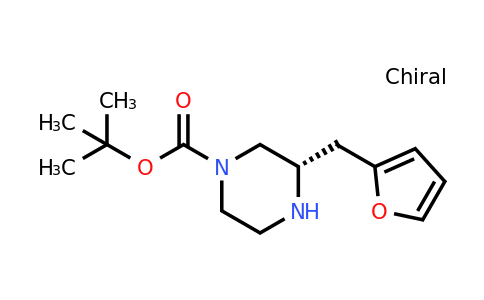 CAS 1240588-13-9 | (S)-3-Furan-2-ylmethyl-piperazine-1-carboxylic acid tert-butyl ester