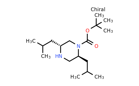 CAS 1240588-18-4 | (2S,5R)-2,5-Diisobutyl-piperazine-1-carboxylic acid tert-butyl ester