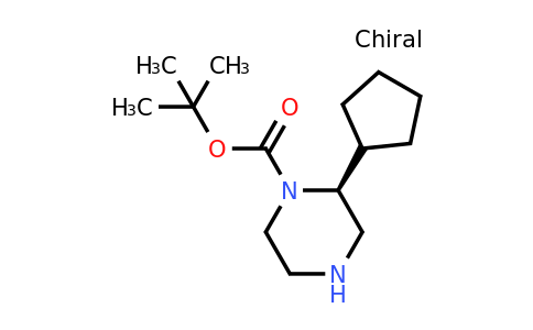 CAS 1240588-25-3 | (S)-2-Cyclopentyl-piperazine-1-carboxylic acid tert-butyl ester