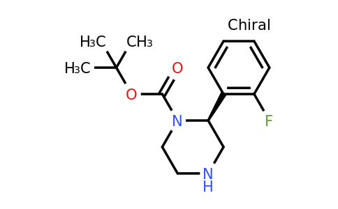 CAS 1240588-38-8 | (S)-2-(2-Fluoro-phenyl)-piperazine-1-carboxylic acid tert-butyl ester