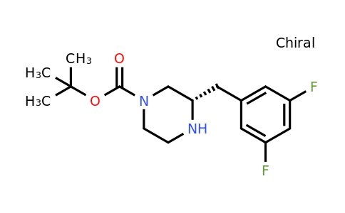CAS 1240588-39-9 | (S)-3-(3,5-Difluoro-benzyl)-piperazine-1-carboxylic acid tert-butyl ester