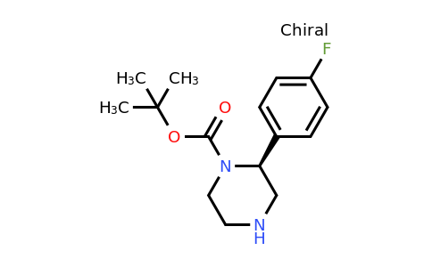 CAS 1240588-49-1 | (S)-2-(4-Fluoro-phenyl)-piperazine-1-carboxylic acid tert-butyl ester