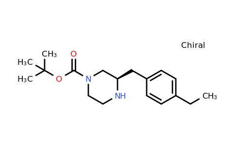 CAS 1240588-56-0 | (R)-3-(4-Ethyl-benzyl)-piperazine-1-carboxylic acid tert-butyl ester