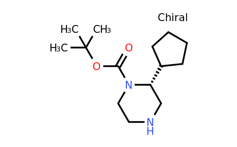 CAS 1240588-63-9 | (R)-2-Cyclopentyl-piperazine-1-carboxylic acid tert-butyl ester