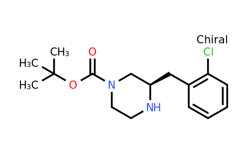 CAS 1240588-67-3 | (R)-3-(2-Chloro-benzyl)-piperazine-1-carboxylic acid tert-butyl ester
