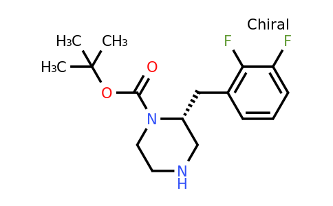 CAS 1240588-69-5 | (R)-2-(2,3-Difluoro-benzyl)-piperazine-1-carboxylic acid tert-butyl ester