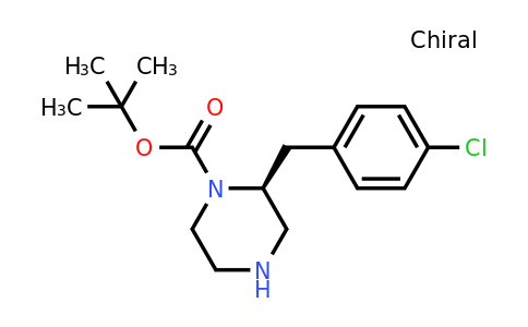 CAS 1240588-73-1 | (S)-2-(4-Chloro-benzyl)-piperazine-1-carboxylic acid tert-butyl ester