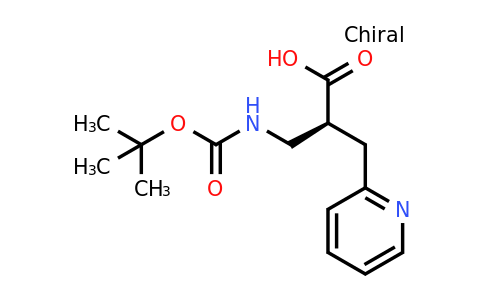CAS 1240588-75-3 | (S)-2-(Tert-butoxycarbonylamino-methyl)-3-pyridin-2-YL-propionic acid