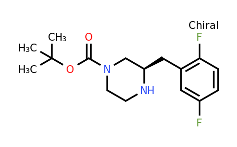 CAS 1240588-76-4 | (R)-3-(2,5-Difluoro-benzyl)-piperazine-1-carboxylic acid tert-butyl ester