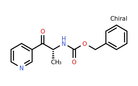CAS 1240588-80-0 | Benzyl [(1R)-1-methyl-2-oxo-2-pyridin-3-ylethyl]carbamate