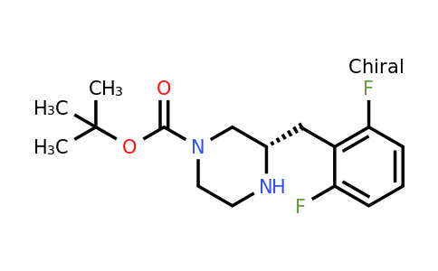 CAS 1240588-83-3 | (S)-3-(2,6-Difluoro-benzyl)-piperazine-1-carboxylic acid tert-butyl ester