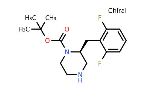 CAS 1240588-94-6 | (S)-2-(2,6-Difluoro-benzyl)-piperazine-1-carboxylic acid tert-butyl ester