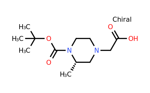 CAS 1240589-07-4 | (S)-2-(4-(Tert-butoxycarbonyl)-3-methylpiperazin-1-YL)acetic acid