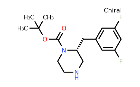 CAS 1240589-09-6 | (R)-2-(3,5-Difluoro-benzyl)-piperazine-1-carboxylic acid tert-butyl ester