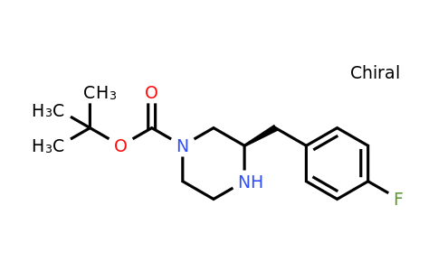CAS 1240589-10-9 | (R)-3-(4-Fluoro-benzyl)-piperazine-1-carboxylic acid tert-butyl ester