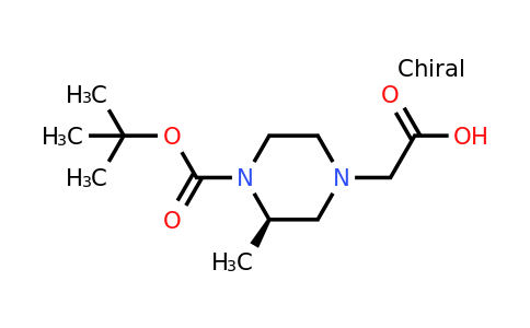 CAS 1240589-12-1 | (R)-2-(4-(Tert-butoxycarbonyl)-3-methylpiperazin-1-YL)acetic acid