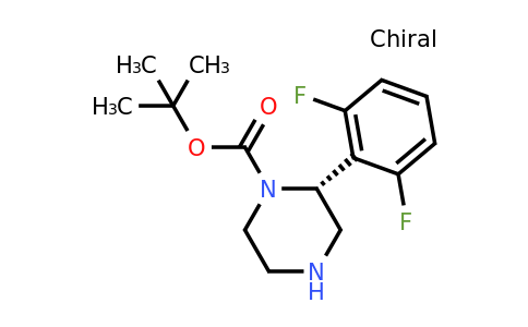 CAS 1240589-14-3 | (R)-2-(2,6-Difluoro-phenyl)-piperazine-1-carboxylic acid tert-butyl ester