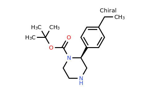CAS 1240589-42-7 | (S)-2-(4-Ethyl-phenyl)-piperazine-1-carboxylic acid tert-butyl ester