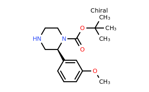 CAS 1240589-50-7 | (S)-2-(3-Methoxy-phenyl)-piperazine-1-carboxylic acid tert-butyl ester