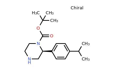 CAS 1240589-54-1 | (S)-2-(4-Isopropyl-phenyl)-piperazine-1-carboxylic acid tert-butyl ester