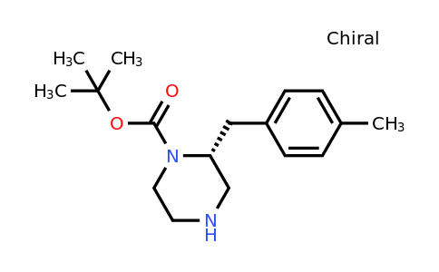 CAS 1240589-58-5 | (R)-2-(4-Methyl-benzyl)-piperazine-1-carboxylic acid tert-butyl ester