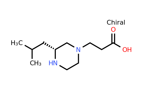 CAS 1240589-63-2 | (R)-3-(3-Isobutylpiperazin-1-YL)propanoic acid