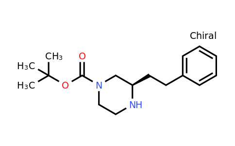 CAS 1240589-64-3 | (R)-3-Phenethyl-piperazine-1-carboxylic acid tert-butyl ester