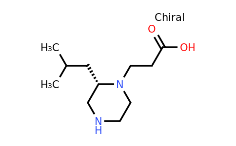 CAS 1240589-67-6 | (S)-3-(2-Isobutylpiperazin-1-YL)propanoic acid