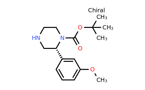 CAS 1240589-73-4 | (R)-2-(3-Methoxy-phenyl)-piperazine-1-carboxylic acid tert-butyl ester