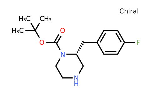 CAS 1240590-30-0 | (R)-2-(4-Fluoro-benzyl)-piperazine-1-carboxylic acid tert-butyl ester
