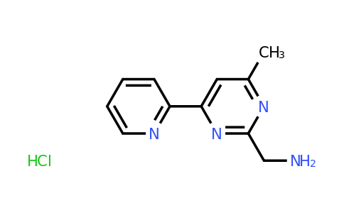CAS 1240594-61-9 | (4-Methyl-6-(pyridin-2-YL)pyrimidin-2-YL)methanamine hydrochloride