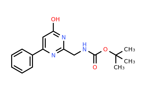 CAS 1240595-45-2 | tert-Butyl ((4-hydroxy-6-phenylpyrimidin-2-yl)methyl)carbamate