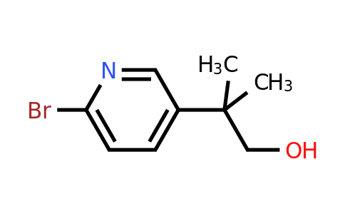 CAS 1240596-24-0 | 2-(6-bromo-3-pyridyl)-2-methyl-propan-1-ol