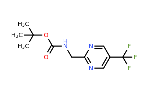 CAS 1240597-19-6 | tert-Butyl ((5-(trifluoromethyl)pyrimidin-2-yl)methyl)carbamate