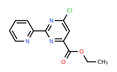 CAS 1240597-44-7 | ethyl 6-chloro-2-(pyridin-2-yl)pyrimidine-4-carboxylate
